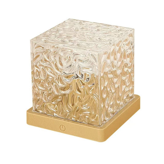 Square Magic Cube Crystal Table Lamp