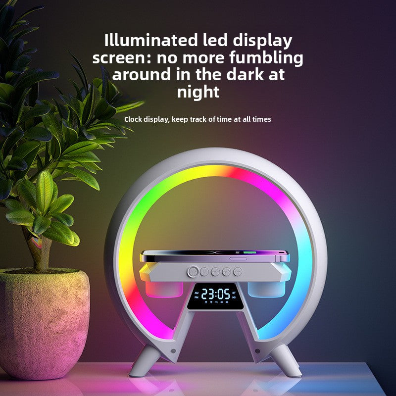 Smart RGB Alarm Clock Lamp ? Wireless Charger & Bluetooth Speaker