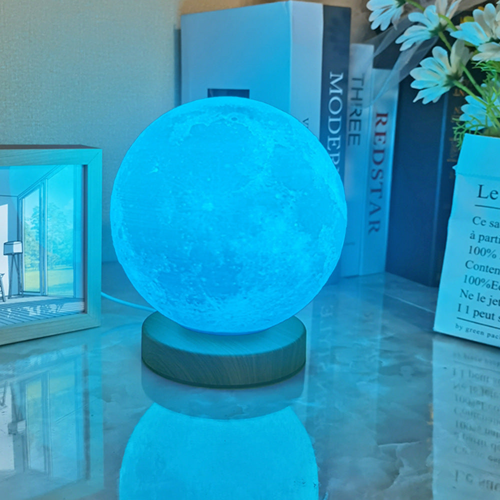 Rotating Moon Lamp ? 360� Ambient Night Light