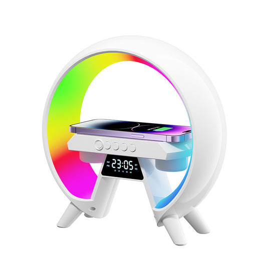 Smart RGB Alarm Clock Lamp ? Wireless Charger & Bluetooth Speaker